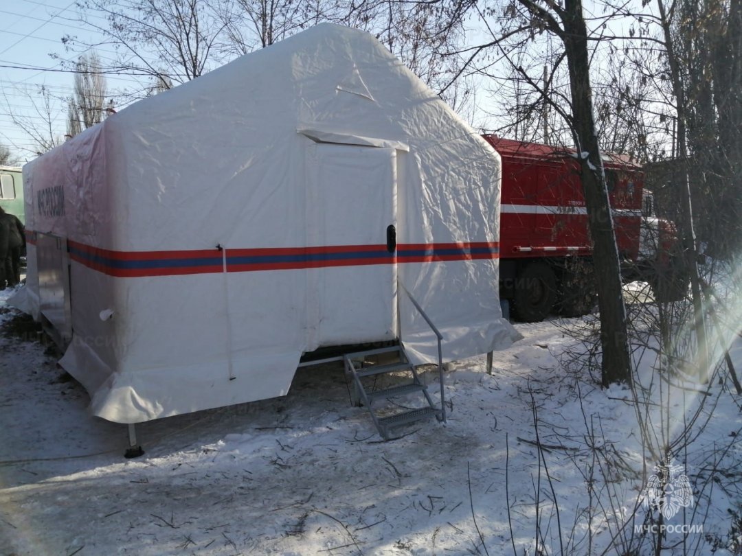 Донское МЧС открыло два пункта обогрева для аварийных бригад в Новочеркасске