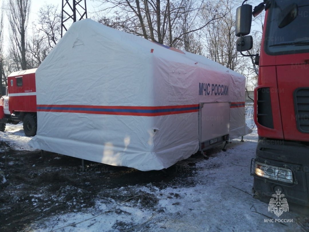 Донское МЧС открыло два пункта обогрева для аварийных бригад в Новочеркасске